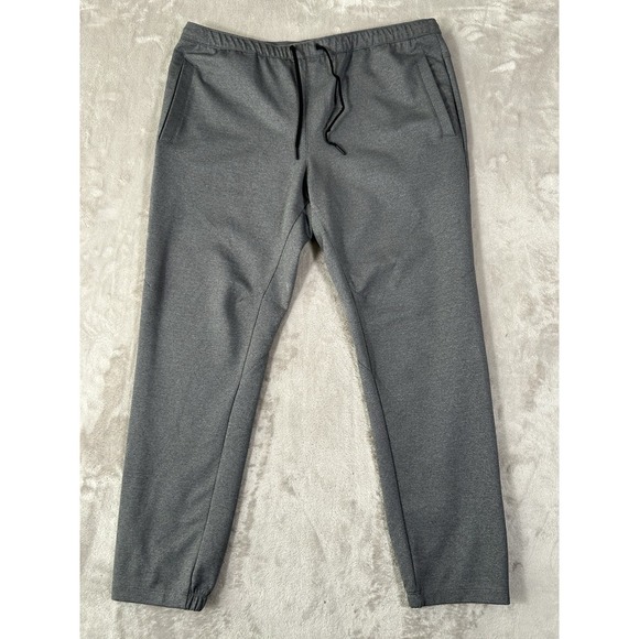 RHONE Other - Rhone Nylon Tactel Jogger Pants Mens XL Gray Performance Stretch Zip Pocket EUC